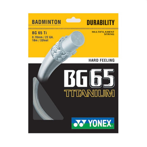 Yonex BG65 Titanium String (Pack of 5)-Proshack.in